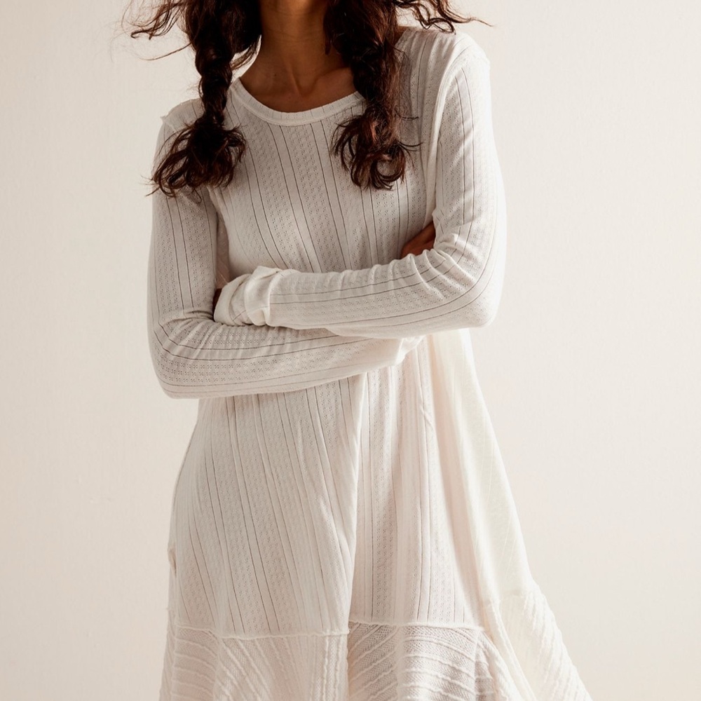 Free People Tate Pointelle Tunic